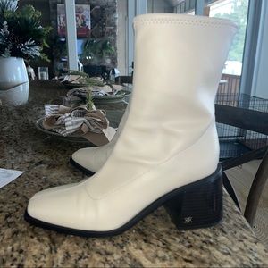 Sam Edelman Wells Ivory Boots 7.5